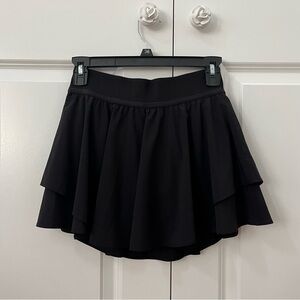 Lululemon Court Rival High Rise Skirt in Black
